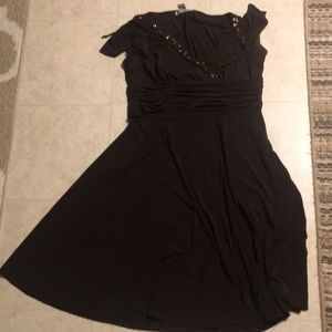 Cute brown dress!